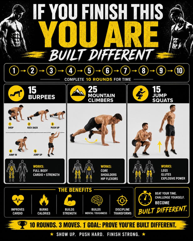 IF YOU FINISH THIS YOU ARE BUILT DIFFERENT